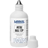 Paint-Riter&reg; Metal Ball Tip, Liquid, White Sidevic Inc.