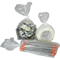 Poly Bags, Open Top, 12" x 5", 1 mils Sidevic Inc.