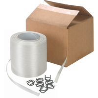 Bonded Cord Strapping, Polyester, 1/2" W x 750' L Sidevic Inc.