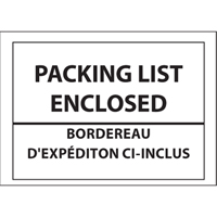Packing List Envelopes, 4" L x 5" W, Backloading Style Sidevic Inc.