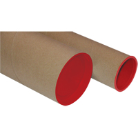 Plug-Seal Mailing Tubes, Round, 3" W x 43" L Sidevic Inc.