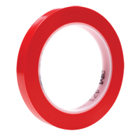 471 Vinyl Tape, 12 mm (1/2") W x 32.9 m (108') L, 5.3 mils, Red Sidevic Inc.