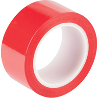 Ruban &agrave; coller rouge, 48 mm (1-22/25") x 66 m (216,5')  Sidevic Inc.