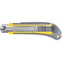 Couteau ATK100, 18 mm, Acier au carbone, Prise en Caoutchouc Sidevic Inc.