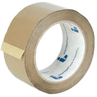 Box Sealing Tape, Hot Melt Adhesive, 1.6 mils, 48 mm (1-22/25") x 50 m (164') Sidevic Inc.