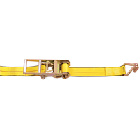 Ratchet Straps, Wire Hook, 3" W x 30' L, 5400 lbs. (2450 kg) Working Load Limit Sidevic Inc.