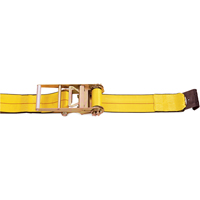 Ratchet Straps, Flat Hook, 4" W x 30' L, 5400 lbs. (2450 kg) Working Load Limit Sidevic Inc.