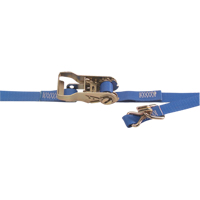 Heavy-Duty Utility Straps, Ratchet, 1" W x 16' L, 835 lbs. (380 kg) WLL Sidevic Inc.