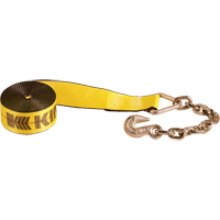 Winch Straps, Chain Anchor, 3" W x 30' L, 5400 lbs. (2450 kg) Working Load Limit Sidevic Inc.