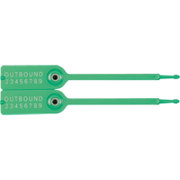 Gemini&reg; Tote Seals, 7-1/4", Plastic, Pull-Through Sidevic Inc.