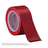471 Vinyl Tape, 38 mm (1-1/2") W x 32.9 m (108') L, 5.3 mils, Red Sidevic Inc.