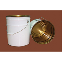 Seau avec couvercle, M&eacute;tal, 20 L Sidevic Inc.