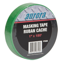 Painters Masking Tape, 25 mm (1") x 55 m (180'), Green Sidevic Inc.
