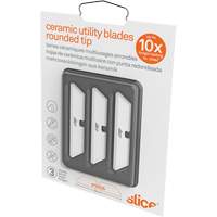Slice Lames &agrave; extr&eacute;mit&eacute; arrondie pour couteau utilitaire en c&eacute;ramique, Style Simple Sidevic Inc.