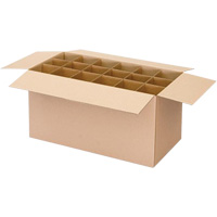 Aerosol Can Shipper Box, 12-1/4" L x 9-3/16" W x 10-5/16" H, Flute C Sidevic Inc.