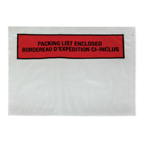 Packing List Envelope, 7" L x 5-1/2" W, Backloading Style Sidevic Inc.