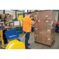 Strapping, Polypropylene, 3/8" W x 12900' L, White, Machine Grade Sidevic Inc.
