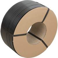 Strapping, Polypropylene, 5/8" W x 6000' L, Black, Manual Grade Sidevic Inc.