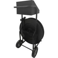 Strapping Dispenser, Polyester/Steel/Polypropylene Straps, 16"/8" Core Dia., 3"/8"/6" Roll Width Sidevic Inc.