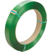 Strapping, Polyester, 1/2" W x 3380' L, Green, Manual Grade Sidevic Inc.
