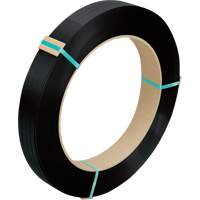Strapping, Polyester, 5/8" W x 1800' L, Black, Manual Grade Sidevic Inc.