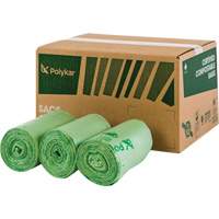 Certified Compostable Bags, Regular, 48" L x 42" W, Clear, 242 L (55 Gal.) Capacity Sidevic Inc.