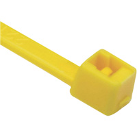 T Series Cable Ties, 8" Long, 50 lbs. Tensile Strength, Yellow Sidevic Inc.