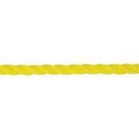 1/4" Braided Yellow Rope, Polypropylene, 1300' Sidevic Inc.
