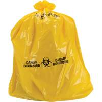 Waste Bags, Bio-Hazard, 60" L x 36" W, 6 mils Sidevic Inc.
