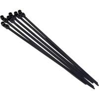 Screw-In Cable Tie, 8" Long, 50 lbs. Tensile Strength, Black Sidevic Inc.
