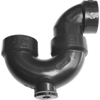 Siphon-P avec joint &agrave; colle &agrave; solvant et regard de nettoyage Sidevic Inc.