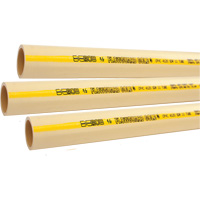 Flowguard Gold&reg; Hot & Cold Water Pipe, CPVC, 20' L x 0.5" Dia. Sidevic Inc.