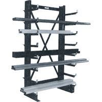 Single-sided Minitree&reg; Cantilever Rack, 36" W x 76-3/16" H Sidevic Inc.