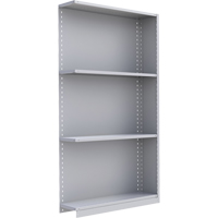 Interlok Shelving Unit, Steel, Boltless, 450 lbs. Capacity, 48" W x 88" H x 24" D Sidevic Inc.