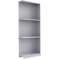 Interlok Shelving Unit, Steel, Boltless, 800 lbs. Capacity, 36" W x 88" H x 24" D Sidevic Inc.
