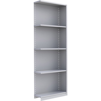 Interlok Shelving Unit, Steel, Boltless, 800 lbs. Capacity, 36" W x 100" H x 24" D Sidevic Inc.
