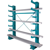 Cantilever Bar-Stock Racking - Light-Duty, Single Sided, 12" Arm, 75" H Sidevic Inc.