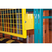 Grilles de protection arri&egrave;re pour palettier, 96" la x 48" h, Ferrures de 6" Sidevic Inc.