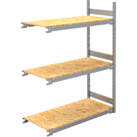 Wide Span Record Storage Shelving, Steel, 3 Shelves, 42" W x 18" D x 60" H, Add-On Kit RN140 | Sidevic Inc.