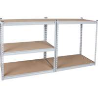 Heavy-Duty Shelving, Steel, Boltless, 1200 lbs. Capacity, 36" W x 72" H x 18" D Sidevic Inc.