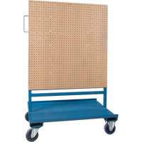 Bin/Pegboard Combo Rack, Double-sided, 38" W x 24-1/2" D x 55" H Sidevic Inc.