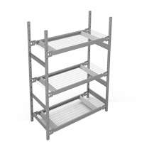 Wide Span Storage Shelving, Steel, Boltless, 1340 lbs. Capacity, 42" W x 60" H x 18" D Sidevic Inc.