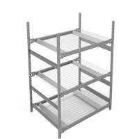 Wide Span Storage Shelving, Steel, Boltless, Starter, 42" W x 60" H x 32" D Sidevic Inc.