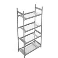 Wide Span Storage Shelving, Steel, Boltless, 1340 lbs. Capacity, 42" W x 84" H x 18" D Sidevic Inc.