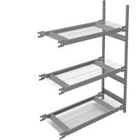 Wide Span Storage Shelving, Steel, Boltless, 1340 lbs. Capacity, 42" W x 60" H x 18" D Sidevic Inc.