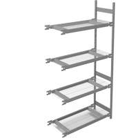 Wide Span Storage Shelving, Steel, Boltless, 1340 lbs. Capacity, 42" W x 84" H x 18" D Sidevic Inc.