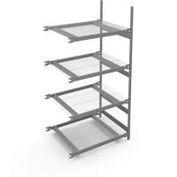 &eacute;tag&egrave;re de grande largeur, Acier, Sans boulons, Capacit&eacute; 1340 lb, 42" la x 84" h x 32" p Sidevic Inc.