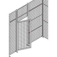 Porte basculante standard pour cloison en treillis m&eacute;tallique, 3' la x 7' h Sidevic Inc.