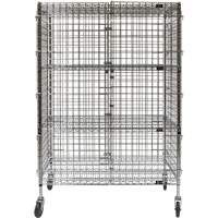 Security Cart, Chrome Plated, 48" x 69" x 24", 500 lbs. Capacity Sidevic Inc.