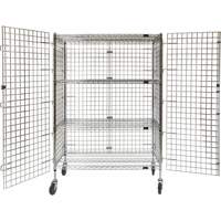 Security Cart, Chrome Plated, 48" x 69" x 24", 500 lbs. Capacity Sidevic Inc.